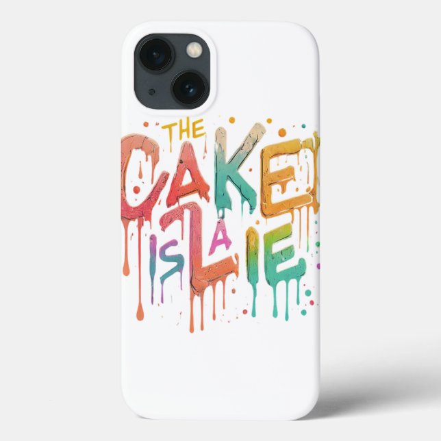 Cake Deception Tee" Case-Mate iPhone Case (Back)
