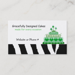 Cake Decorating Business Business Card
