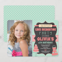 Cake decorating cupcake birthday party photo