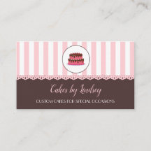 Cake Decorator PINK BROWN Bakery CUTE