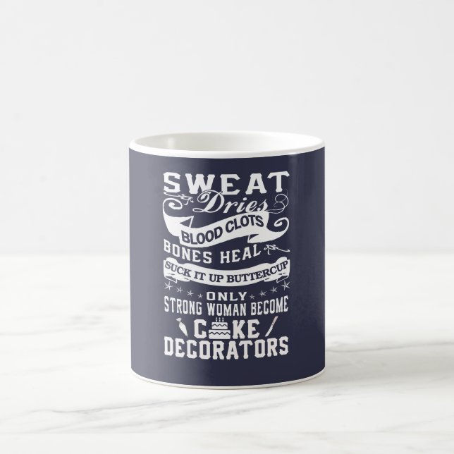 Cake Decorator Woman Coffee Mug (Center)