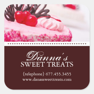 Cake Designer Box Stickers