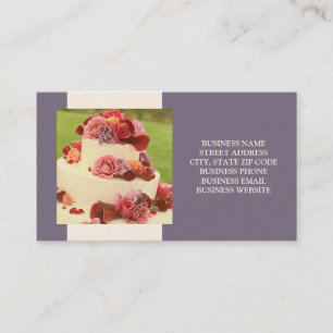 Cake Designer or Wedding Business Cards
