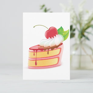 Cake Dessert Invitations