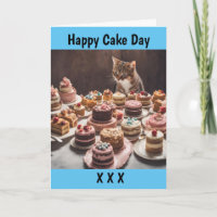 Cake eating cat Birthday Celebration Cute Cats
