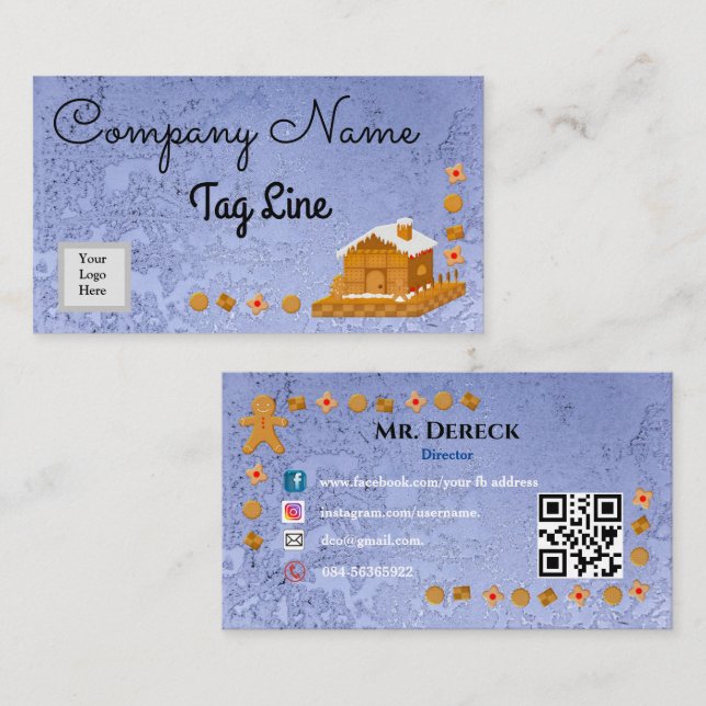 Cake factory  business card (Front/Back)