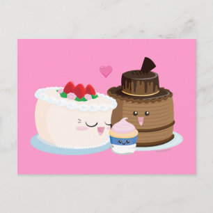 Cake Family Postcard