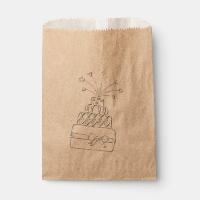 Cake Favour Bag (Front)