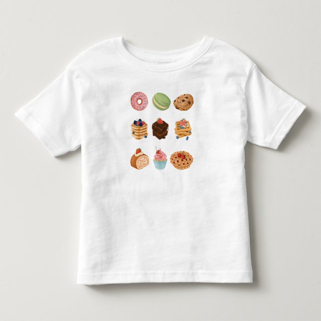 Cake First Always Toddler T-Shirt (Front)