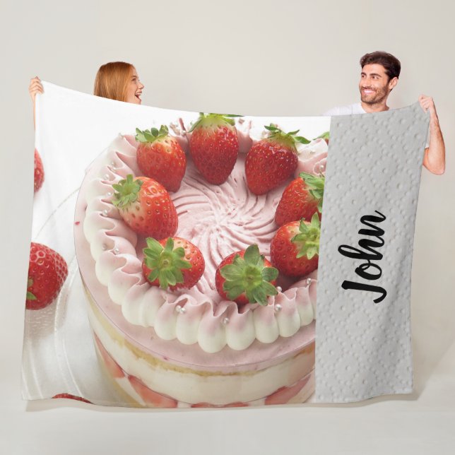 Cake Fleece Blanket (In Situ)