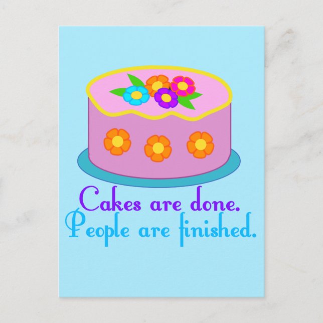 Cake Grammar Postcard (Front)
