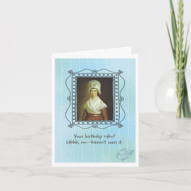 CAKE HAT BIRTHDAY CARD (Front)