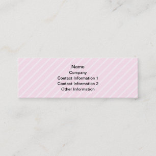 Cake in Light Purple on Pink. Mini Business Card