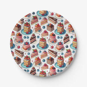 Cake in Your Face Paper Plate