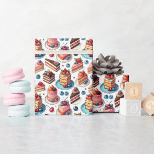 Cake in Your Face Wrapping Paper