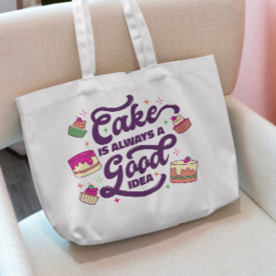 Cake Lettering Tote Bag