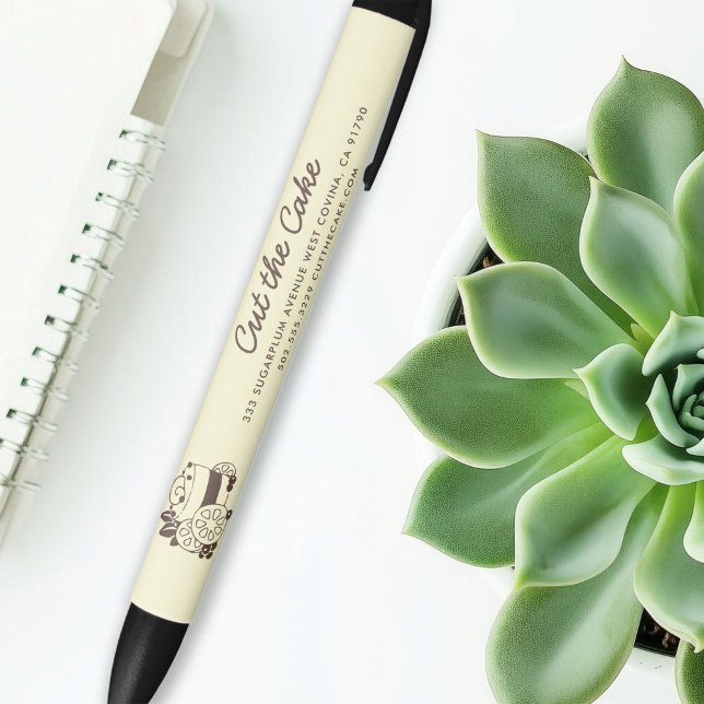 Cake Logo Bakery Business Black Ink Pen (Creator Uploaded)