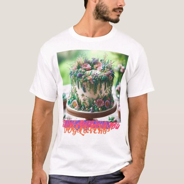 Cake Logo design for t-shirts  (Front)