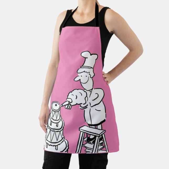 Cake Maker Decorating Giant Cake Apron (Insitu)