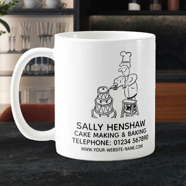 Cake Making & Baking Promotional Coffee Mug (Creator Uploaded)