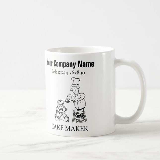 Cake Making Services Cartoon Mug (Right)