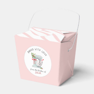 Cake Mixer Pink & white cookie Favour Box
