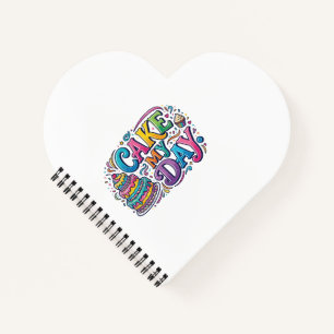 Cake My Day Funny Cake Lover Graphic T-Shirt Notebook