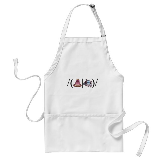 Cake or Death- Regular Expression Standard Apron (Front)