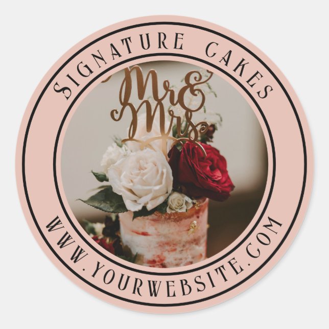 Cake Packaging Sticker (Front)