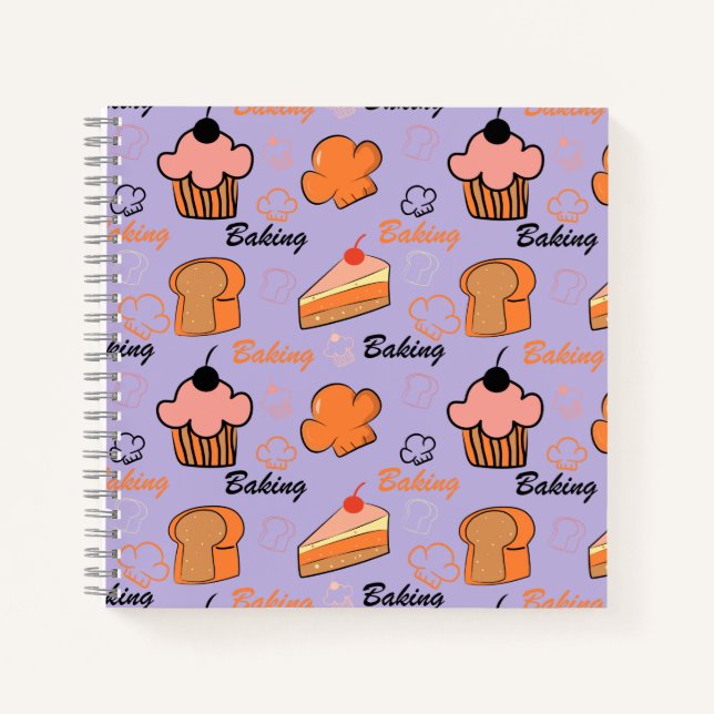 cake pattern notebook (Front)