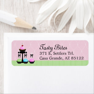 Cake Pops and Bakery Cupcake Return Address Label