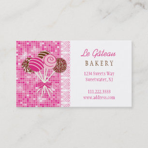 Cake Pops Bakery : Business Card