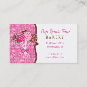 Cake Pops Bakery : Business Card