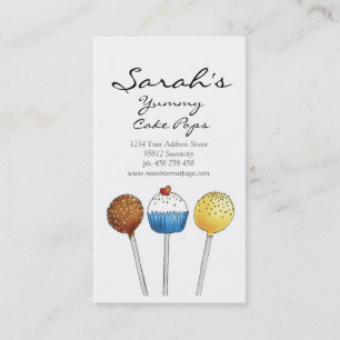 Cake Pops - Business Card