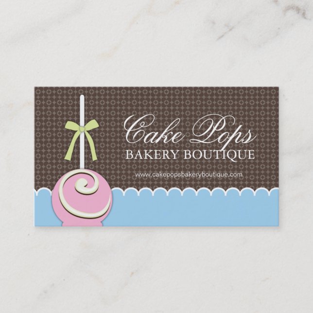 Cake Pops Business Cards (Front)