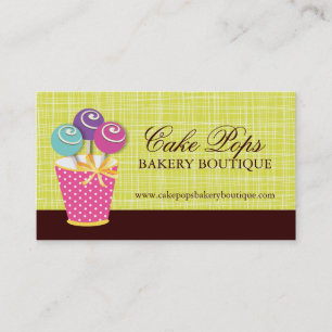 Cake Pops Business Cards