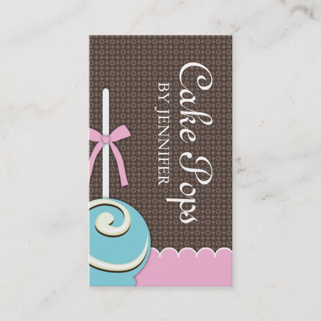 Cake Pops Business Cards (Front)