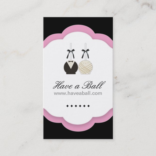 Cake Pops Business Cards (Front)