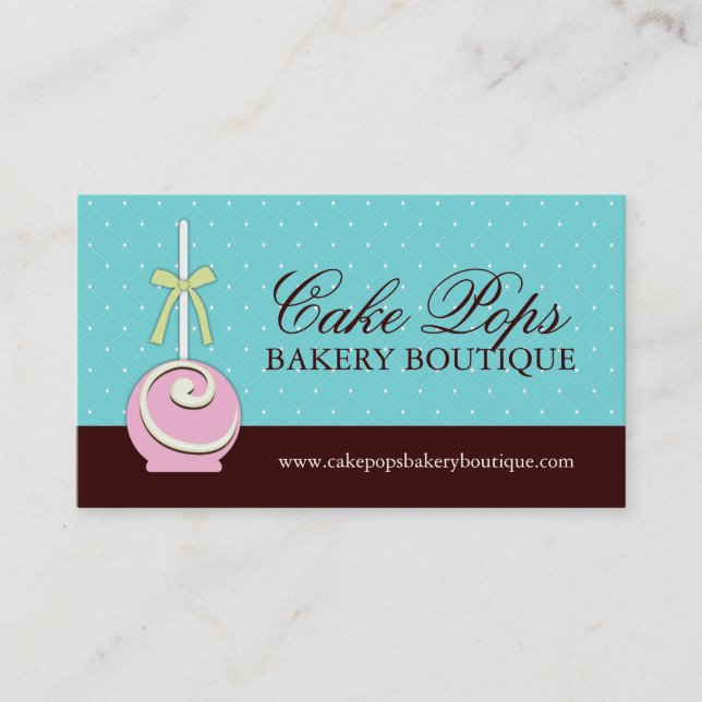 Cake Pops Business Cards (Front)