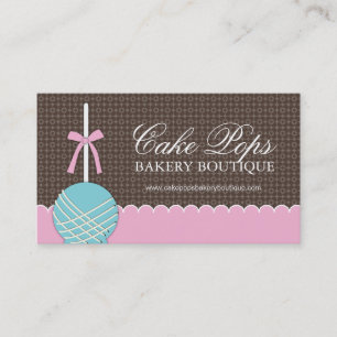 Cake Pops Business Cards
