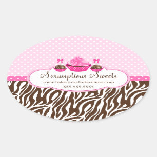 Cake Pops Cupcake Bakery Box Seals