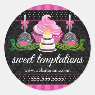 Cake Pops Cupcake Cake Bakery Box Seals