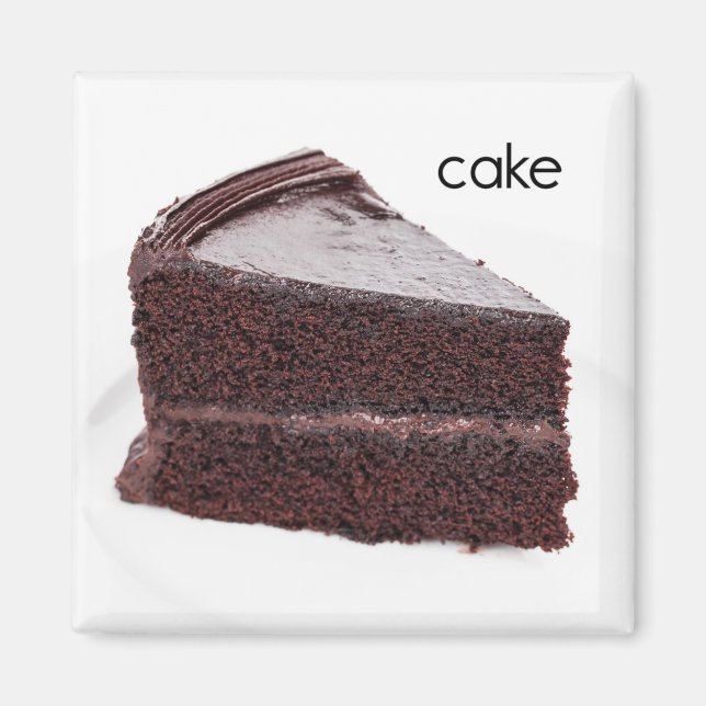 Cake Refrigerator Magnet (Front)