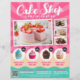 Cake Shop / Bakery / Confectionery - (Template) Flyer