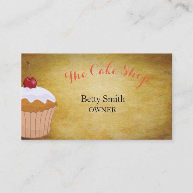 Cake Shop Business Card (Front)