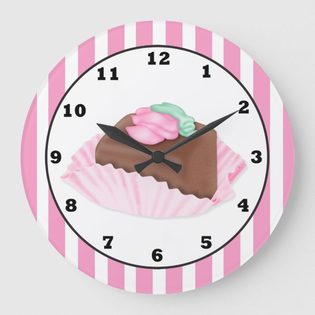 Cake Shop Fun wall clock (Front)