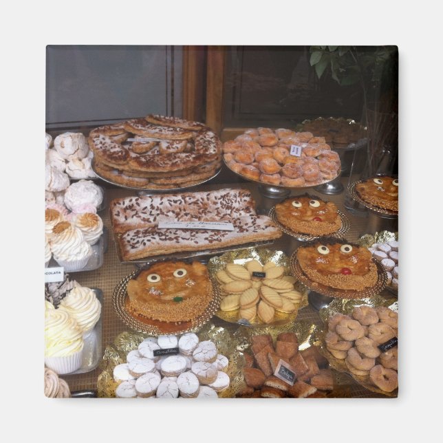 Cake shop in Barcelona Magnet (Front)