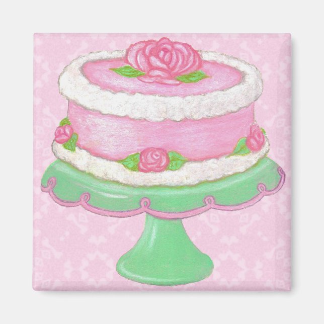 Cake Stand Magnet (Front)