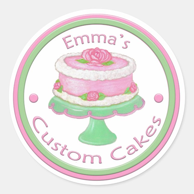 Cake Sticker ~ Thank You (Front)