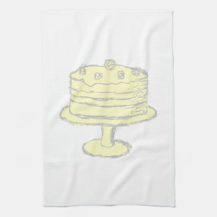 Cake. Tea Towel